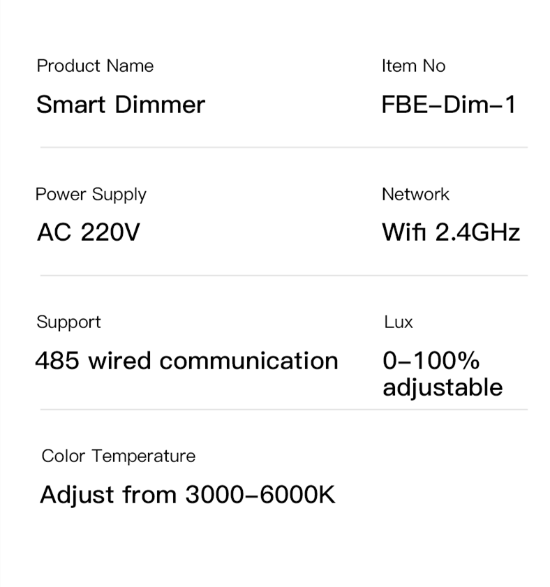 Geeklink FBE Dimmer