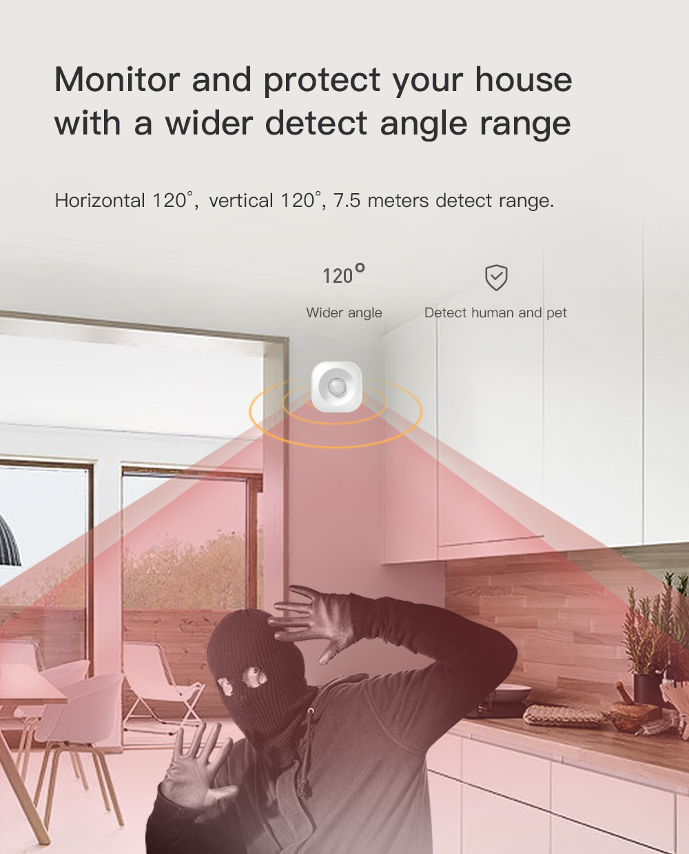 Geeklink WiFi PIR Motion Sensor